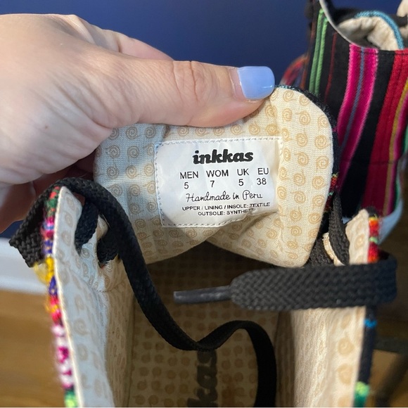 INKKAS Colorful High-Top Sneakers - Picture 5 of 5